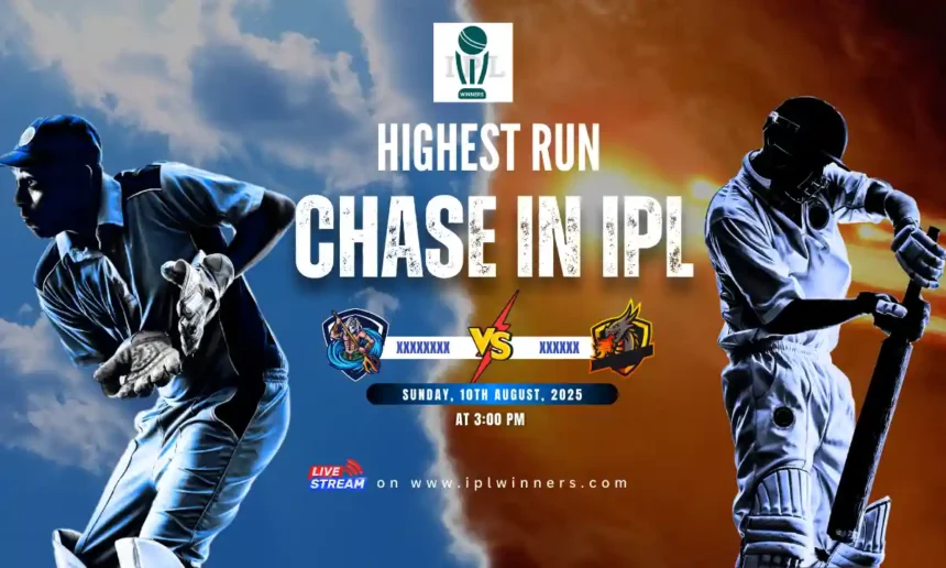Highest Run Chase in IPL
