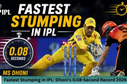 Fastest Stumping in IPL