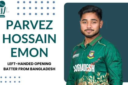 Parvez Hossain Emon Bangladesh's Explosive T20 Opener