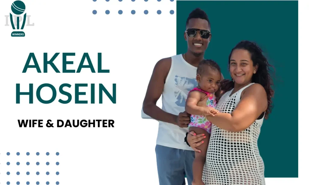 Akeal Hosein Wife & Daughter