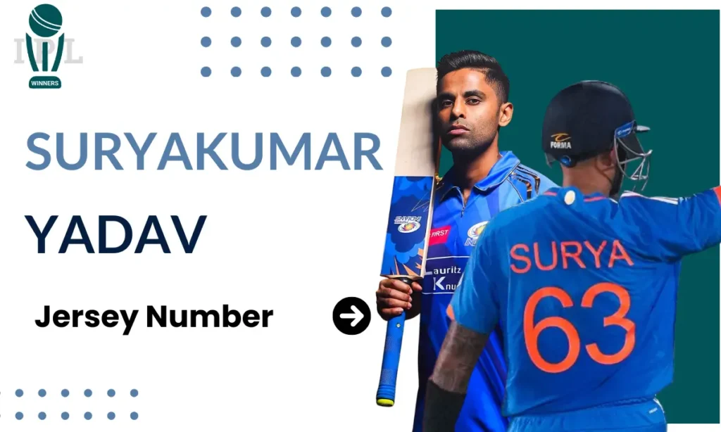 Suryakumar Yadav Jersey Number