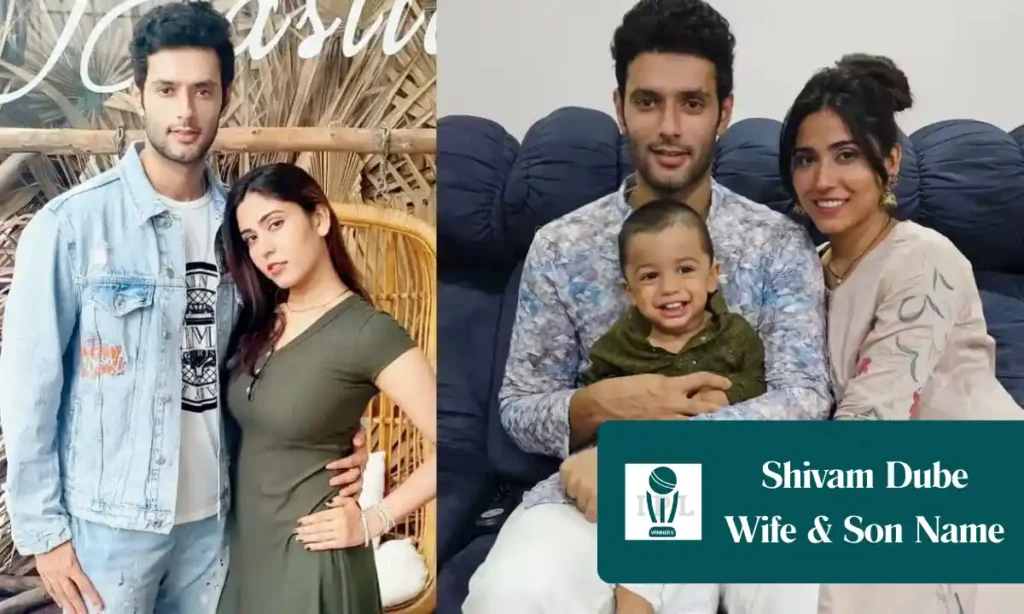 Shivam Dube Wife & Son