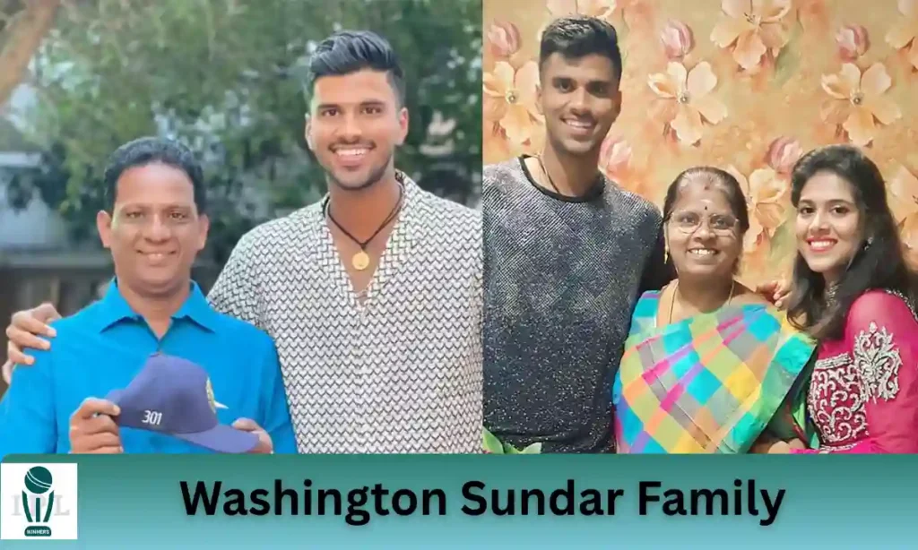 Washington Sundar family