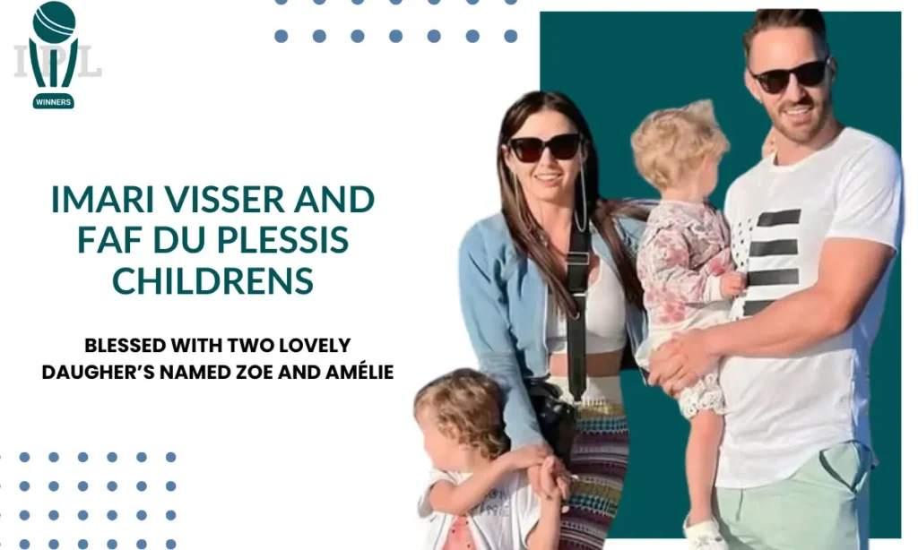 Imari Visser and Faf du Plessis Childrens