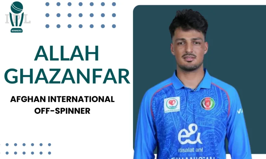 Allah Ghazanfar Biography, Cricket Career and More